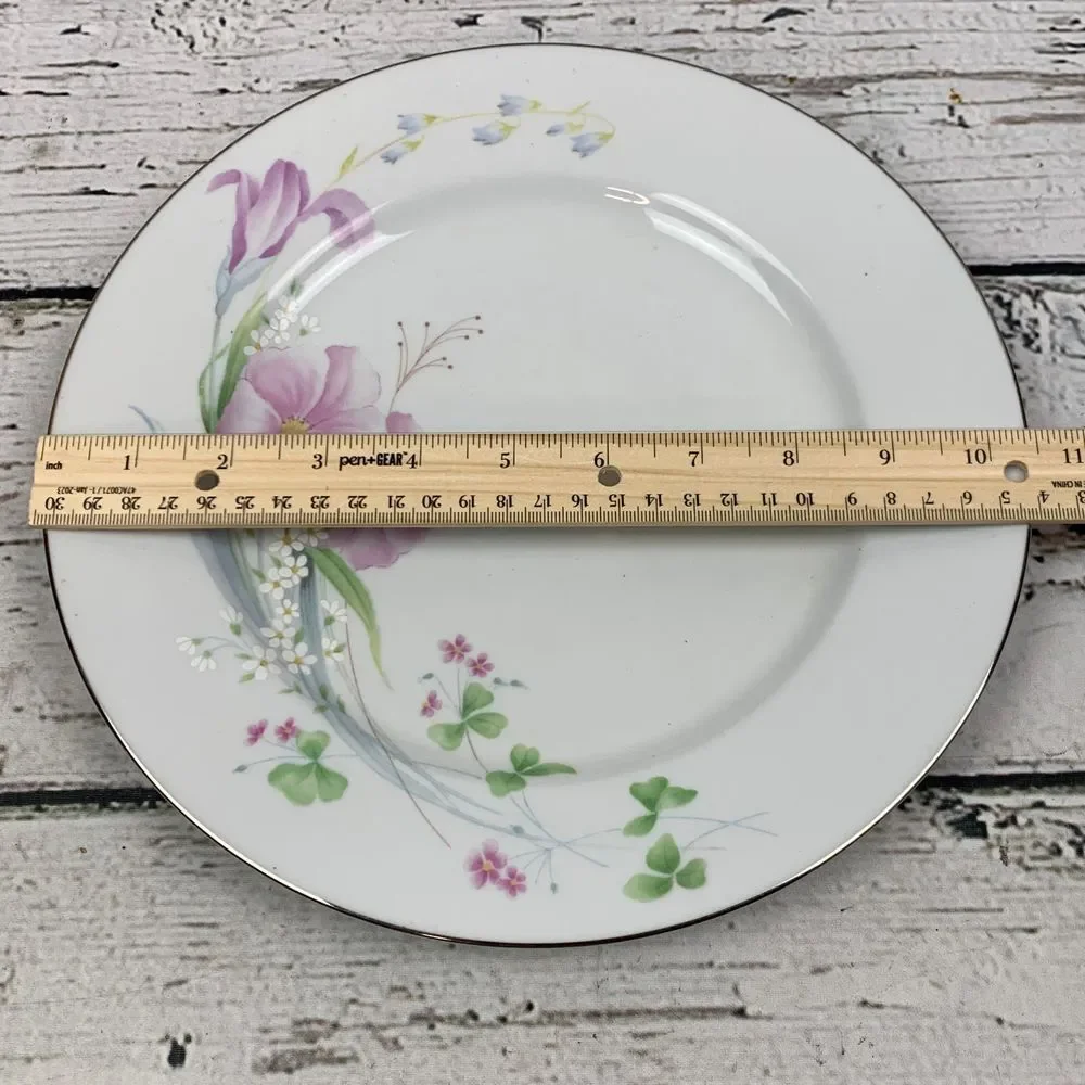 Studio Nova MA202 Pink Vista Floral Dinner Plate‎ Fine China Dinnerware